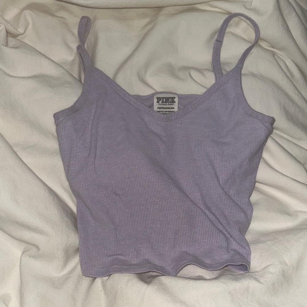 PINK Victoria's Secret Lavender Camisole
y2kcoquettefemininegirlytanktopcrop top